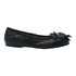 L'Amour Girls Black Quilted Flower Ballet Trendy Flats 11-4 Kids - SophiasStyle.com